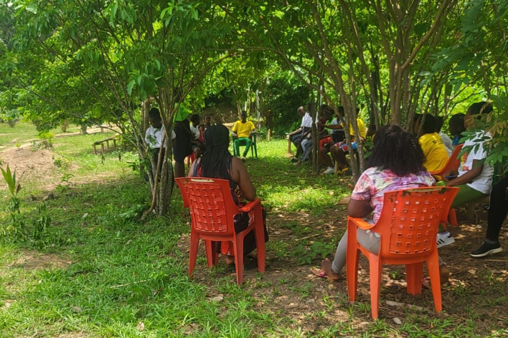 Young Adult Woman Making Business Presentation